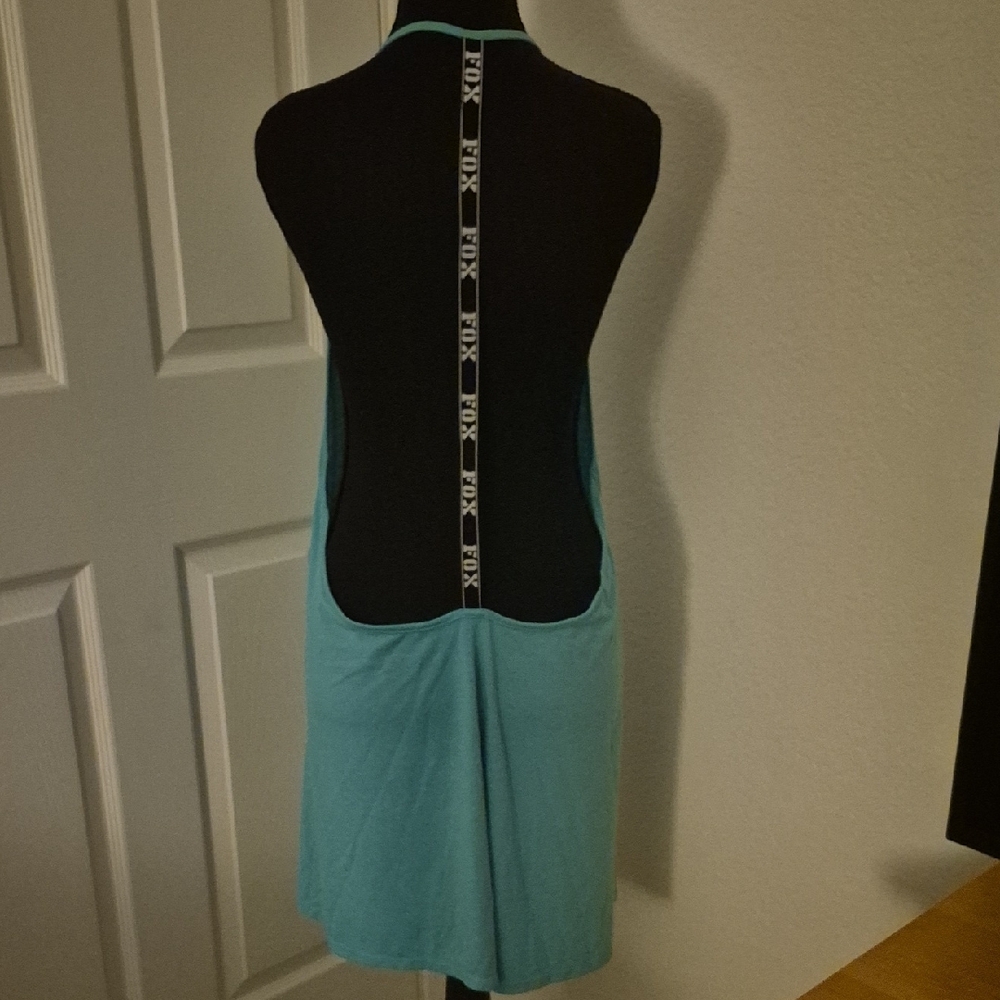 Fox Women's Turquoise Halter Neck Tunic - Picture 2 of 6